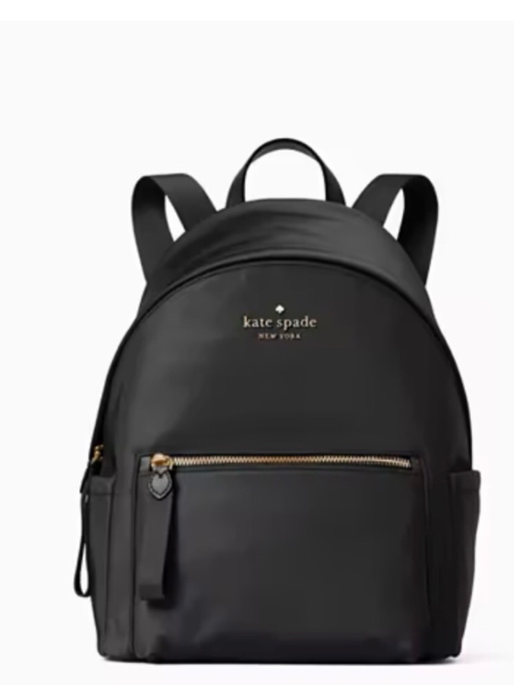 Kate Spade NY Chelsea’s Medium Nylon Backpack Travel Work Career Black